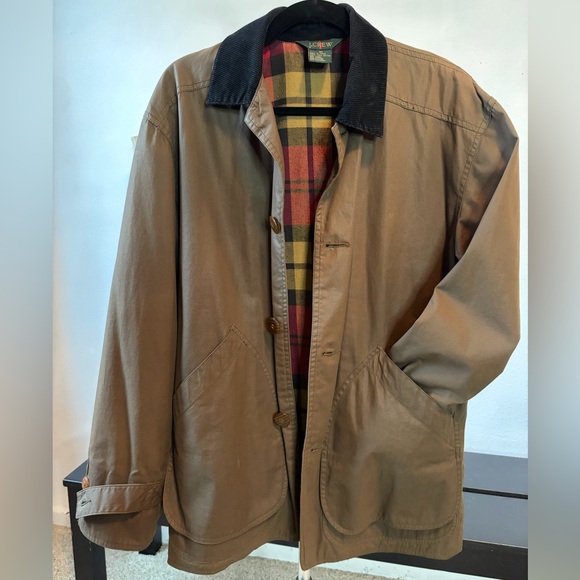 J. Crew Red Utility Jacket - Picture 8 of 16